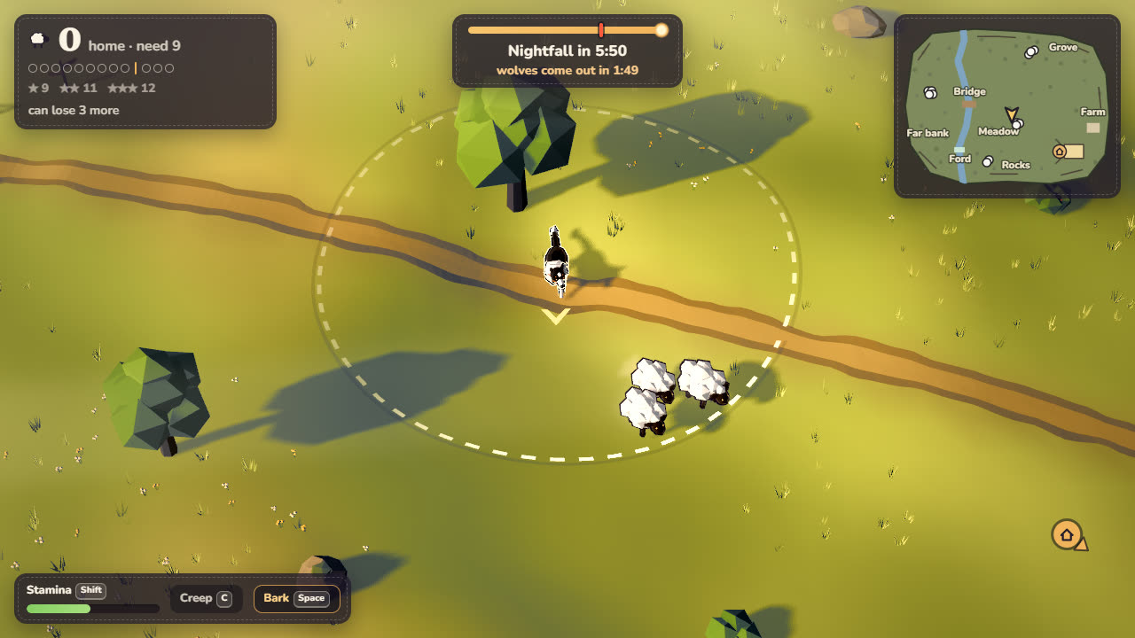The finished game at this moment.